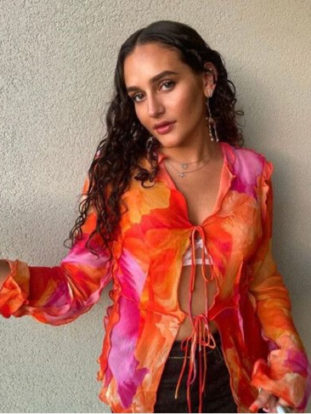 RAT & BOA, FIAMETTA blouse in dreamy sunset - Picture 11 of 11